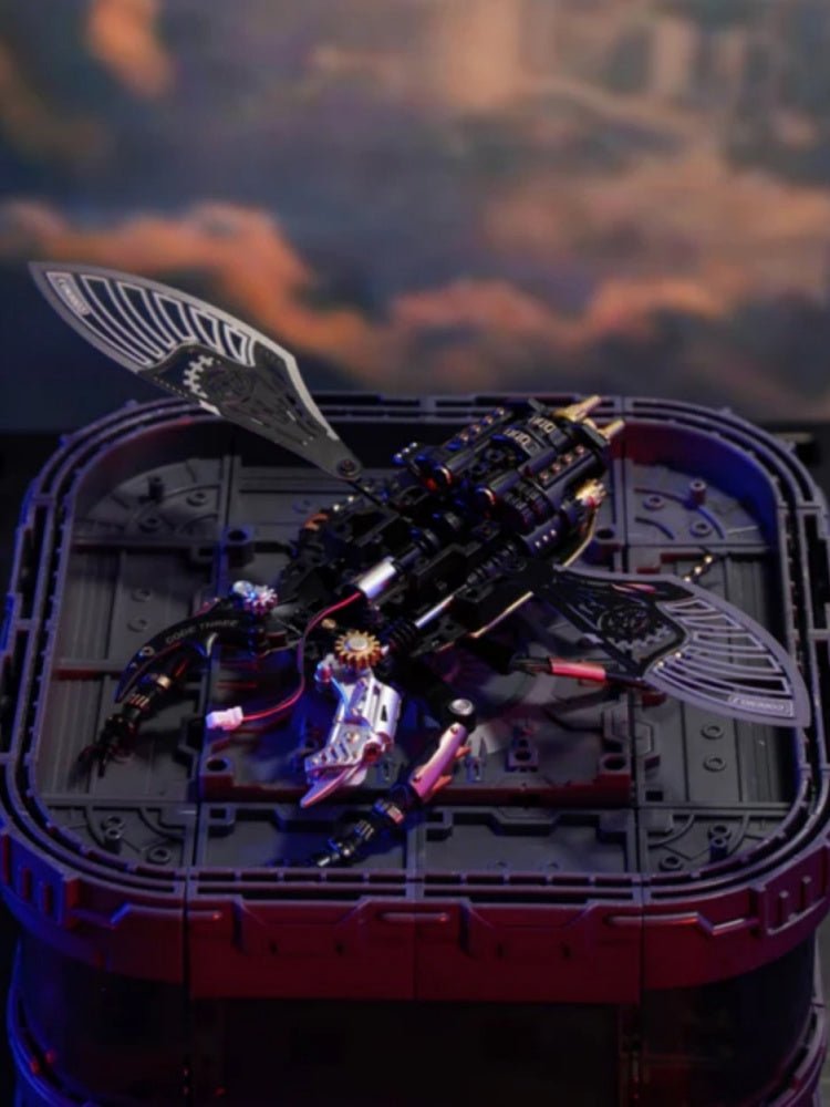 Beetle Model Mechanical Puzzle with Steampunk Ideas