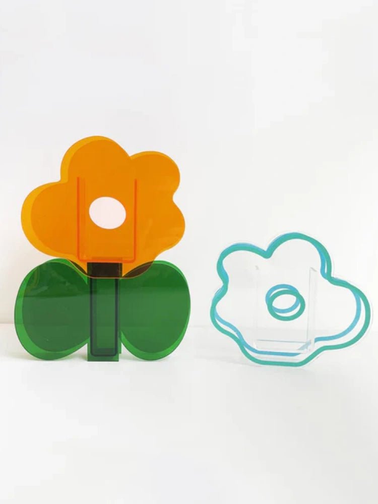 Modern Acrylic Flower Vase for Decor
