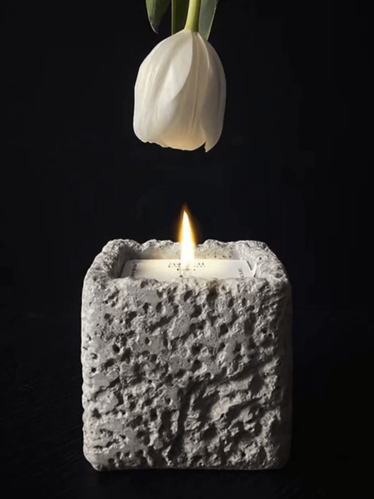 Stone Scented Candle Decoration