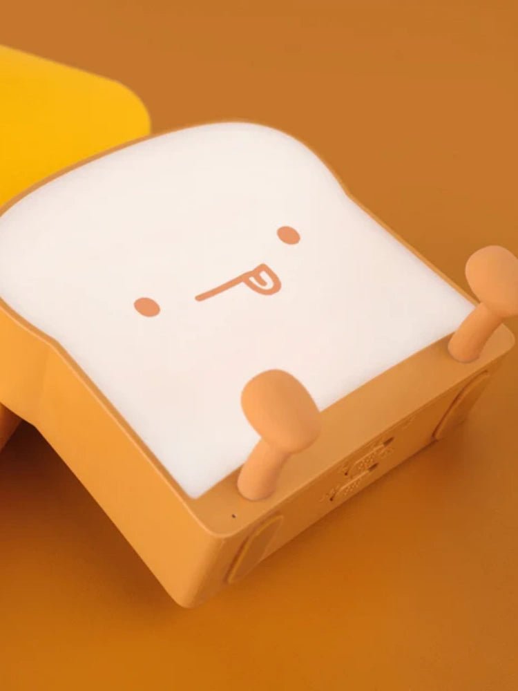 Toast Cute Night Lamp & Phone Stand Holder