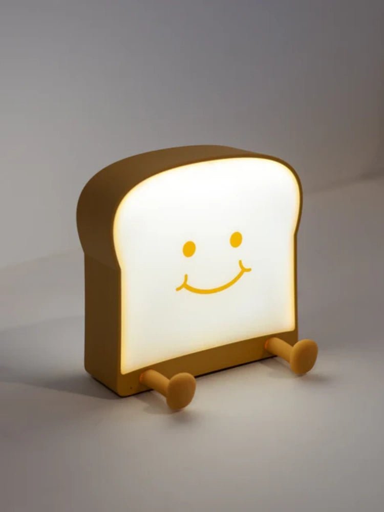 Toast Cute Night Lamp & Phone Stand Holder