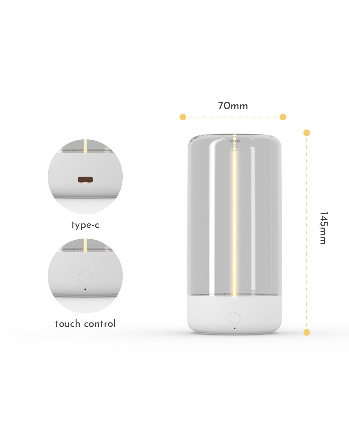 Mini Size Night Light LED for Modern Home Styles
