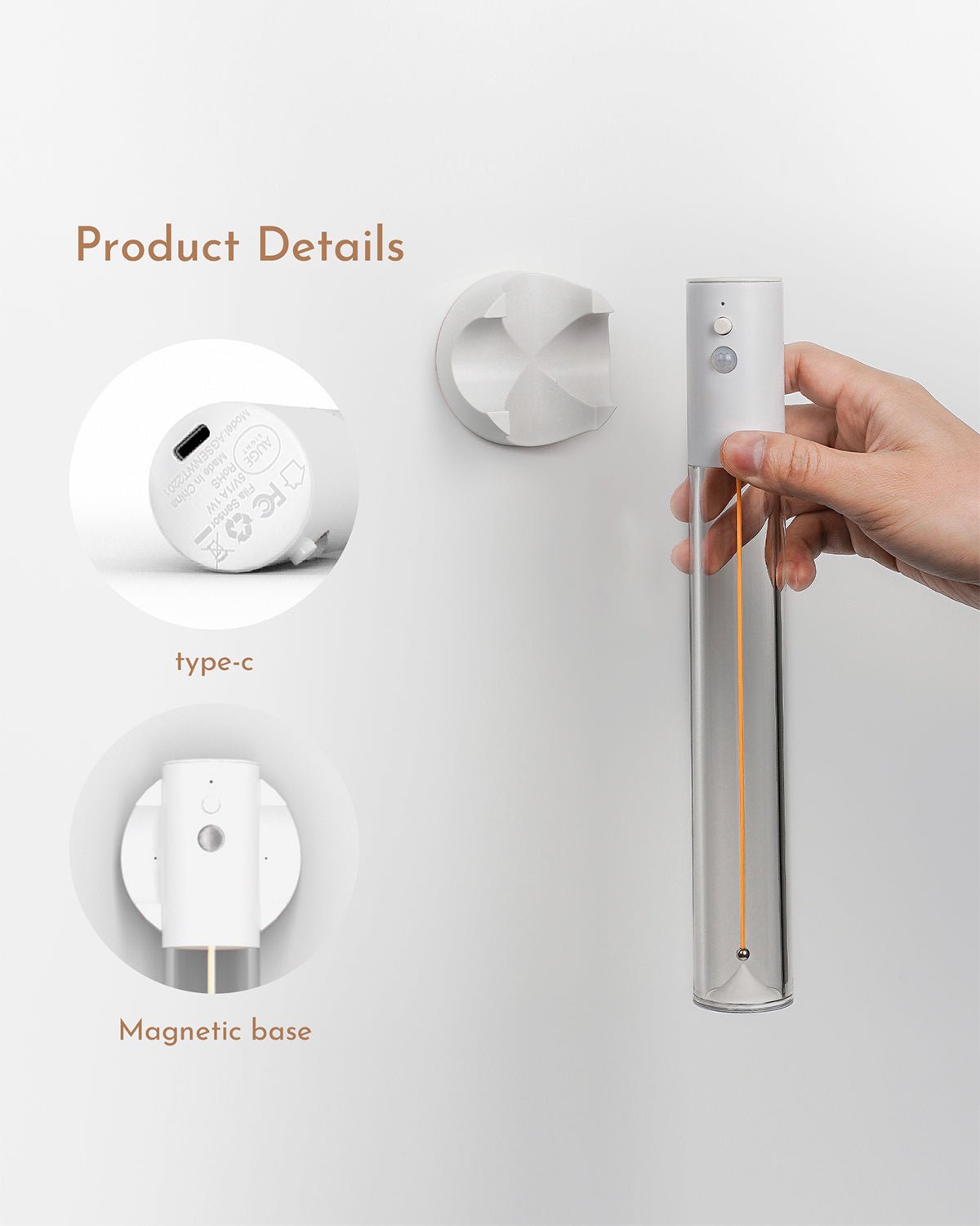 Portable Night Light with Sensor