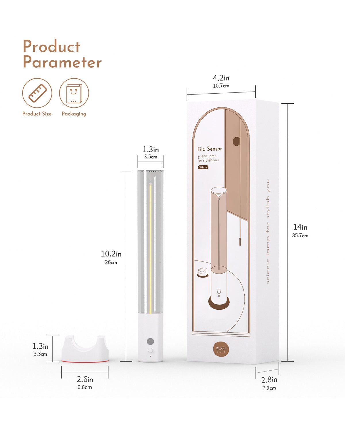 Portable Night Light with Sensor