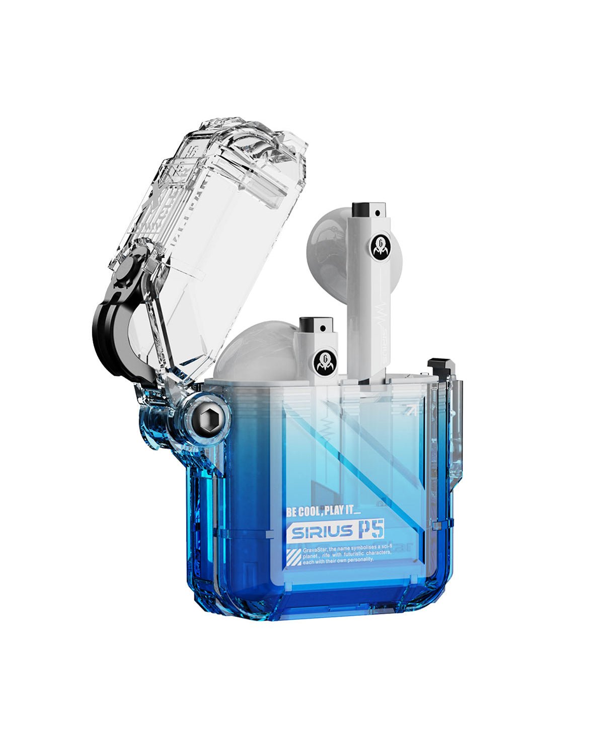 Mecha Inspired Waterproof Bluetooth Earbuds