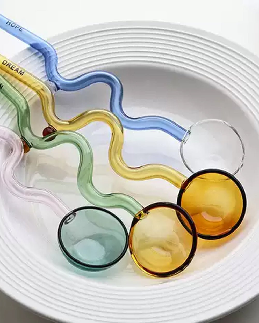 Candy-Styled Glass Spoon