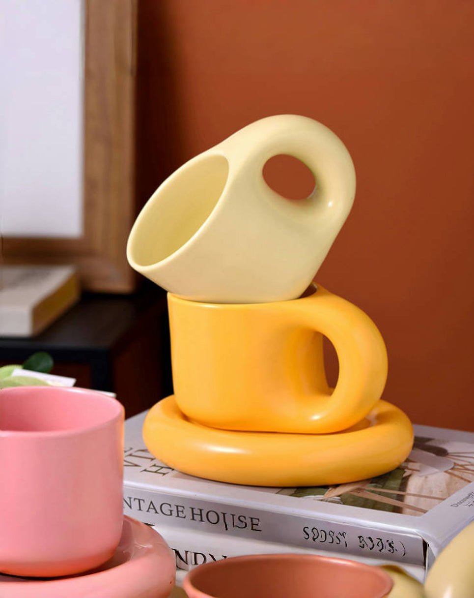 Chubby Mug Ceramic Coffee Cup