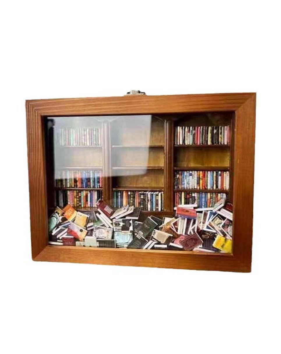 Eco-Friendly Miniature Bookshelf Set