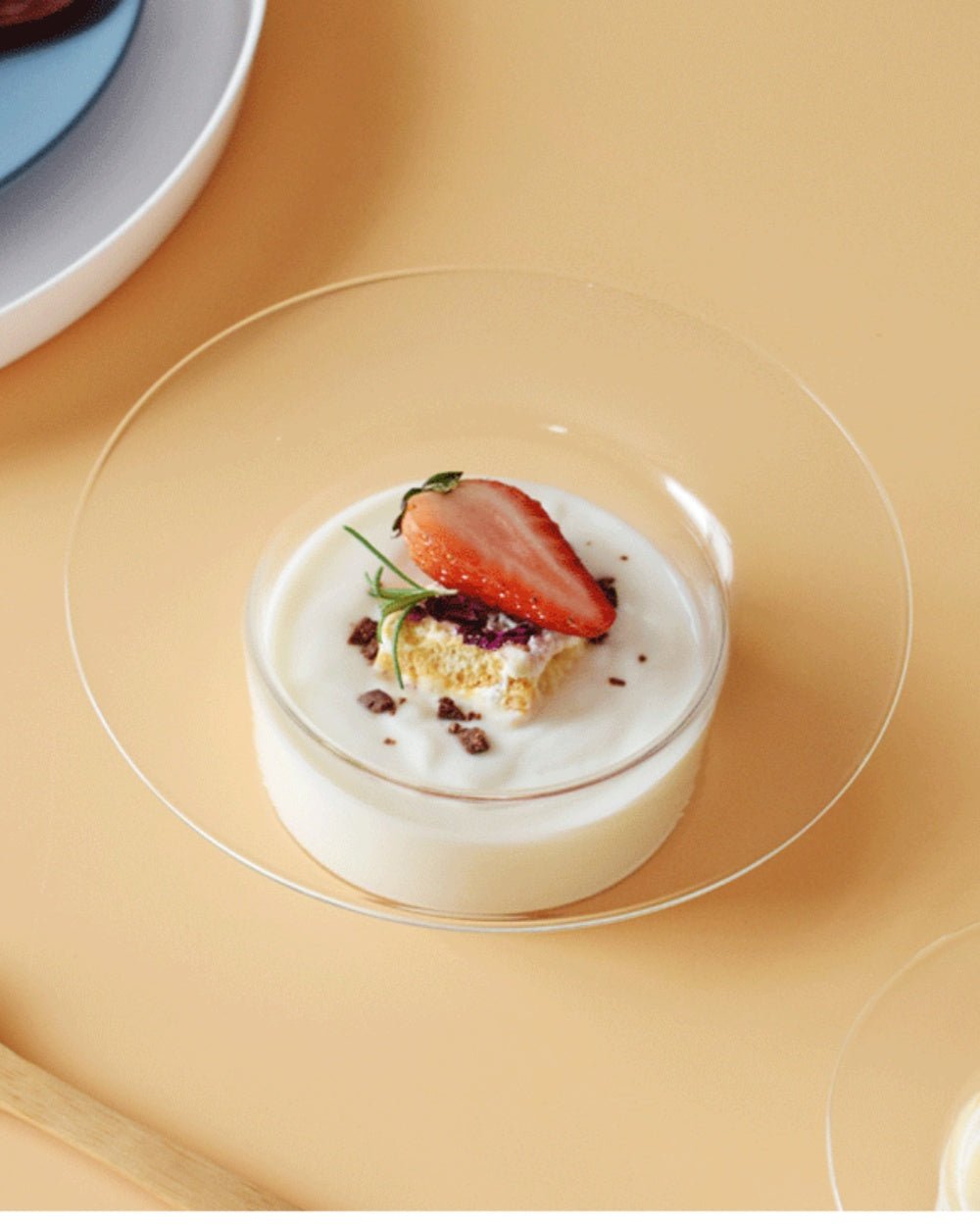 Hand-Blown Glass Dessert Cups