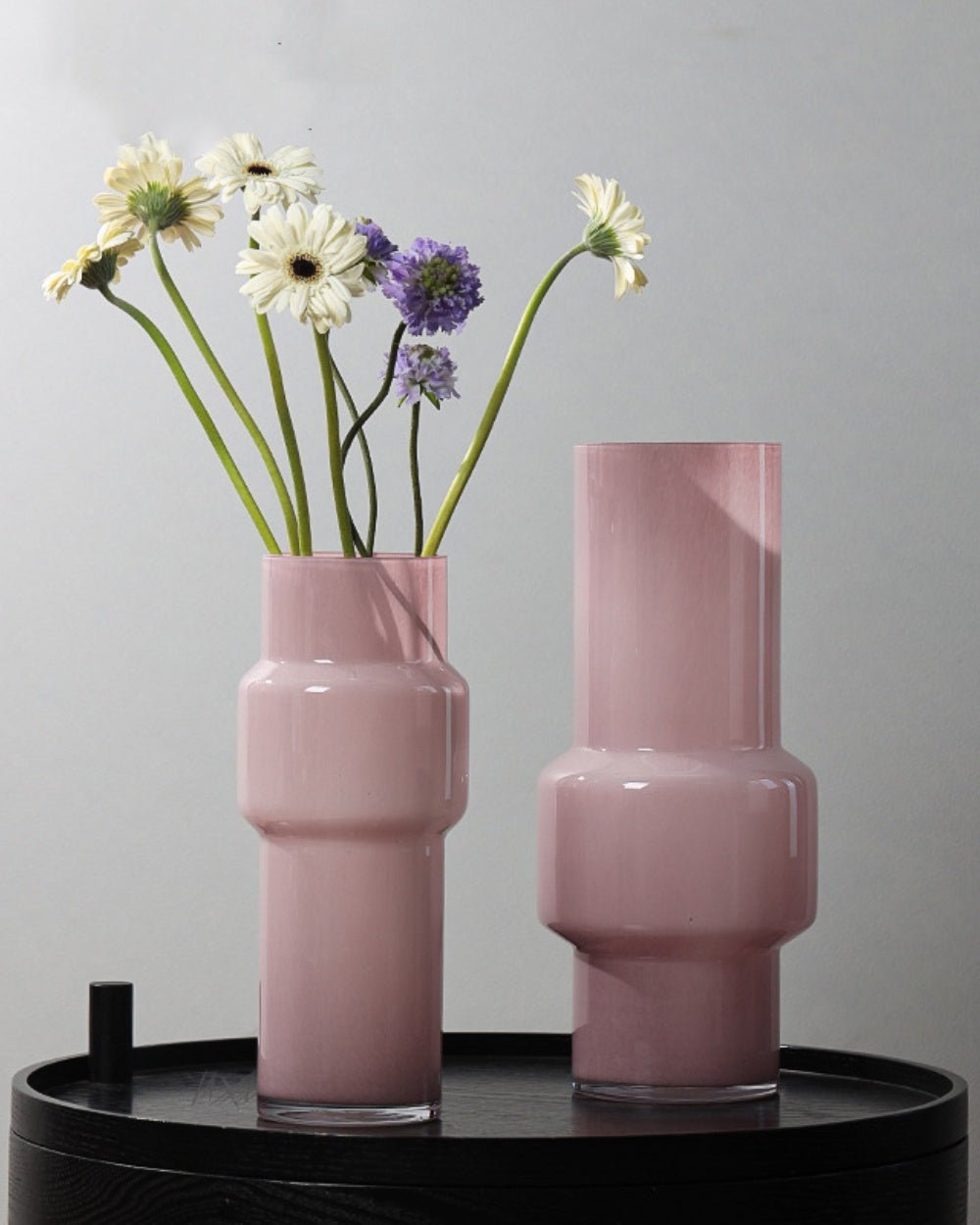 Hand-Polished Rim Irregular Glass Vase