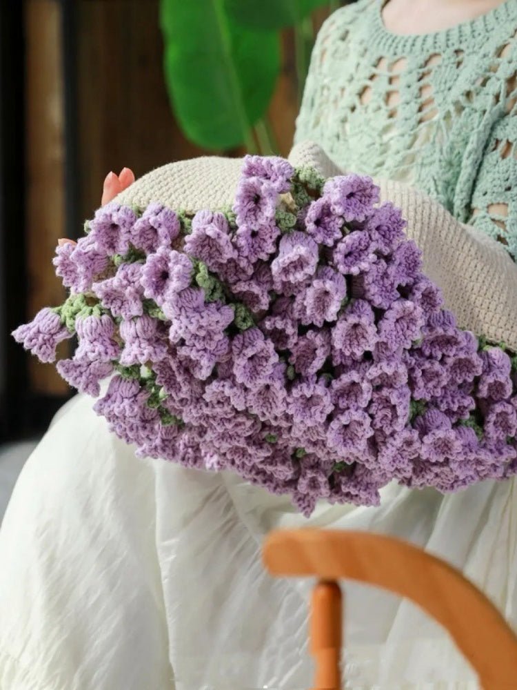 Handmade Flower Blanket – Cozy, Colorful & One-of-a-Kind