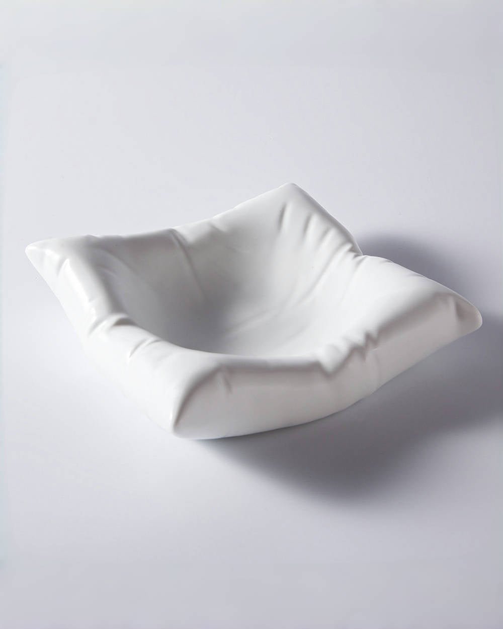 Pillow-Style Ceramic Plate