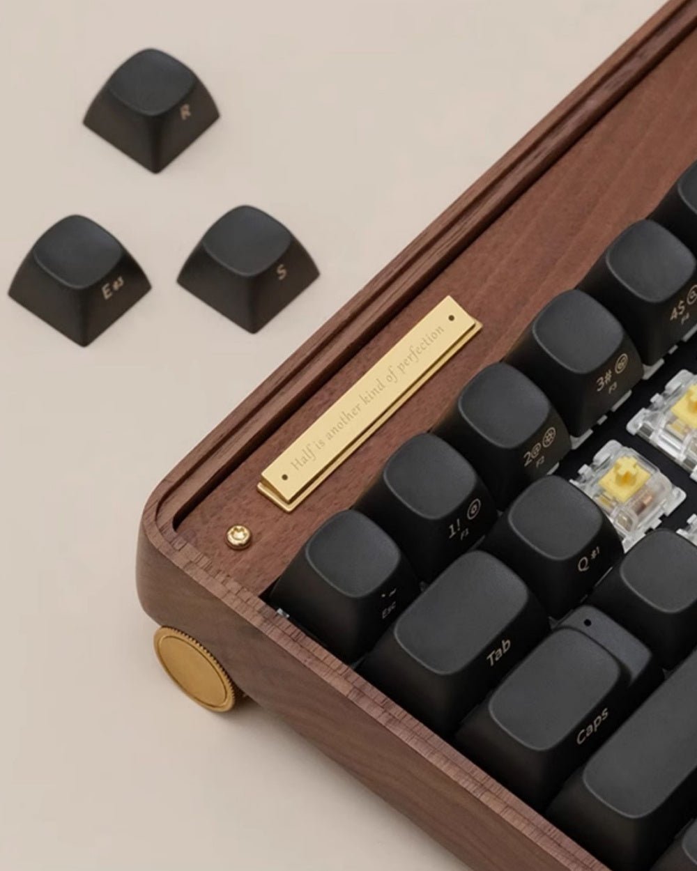 Premium Walnut Mechanical Keyboard Gift Box