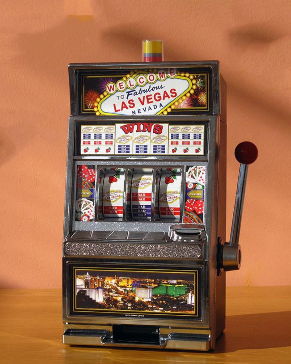 Slot Machine-Style Piggy Bank