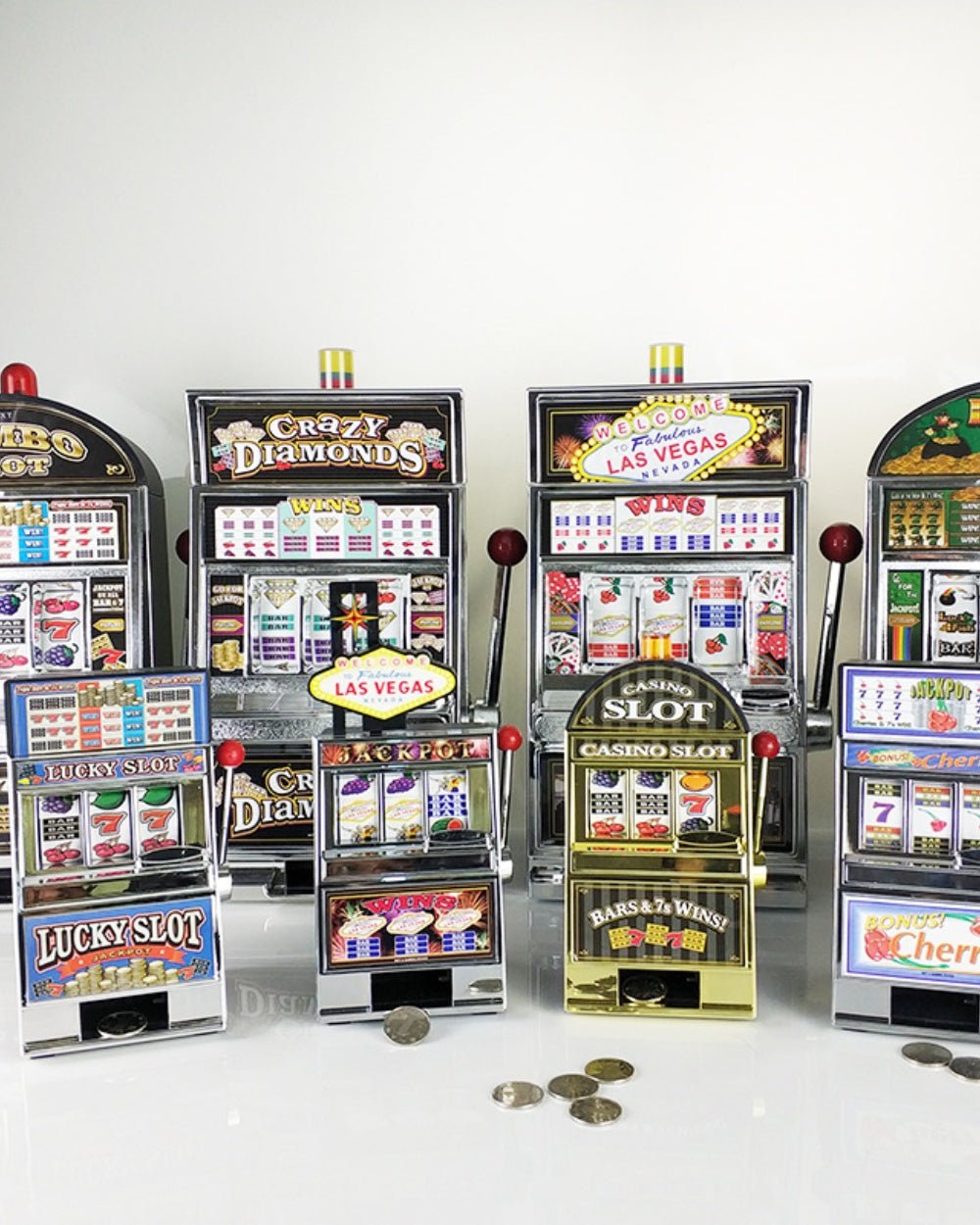 Slot Machine-Style Piggy Bank