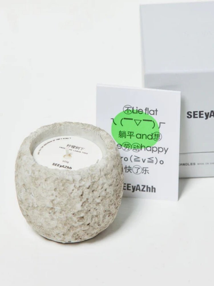 Stone Scented Candle Decoration