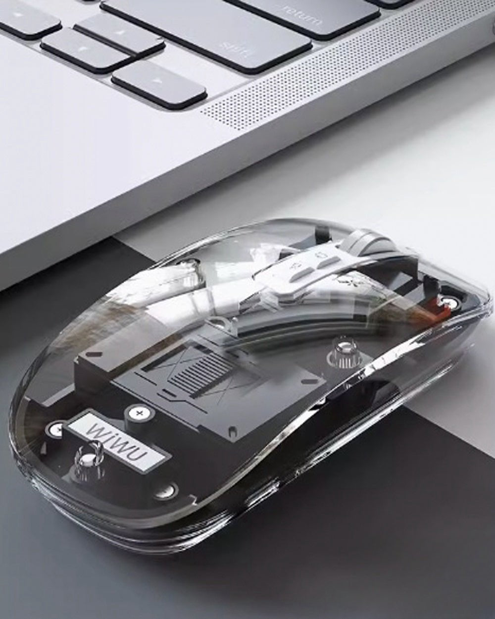 Transparent Wireless Bluetooth Mouse