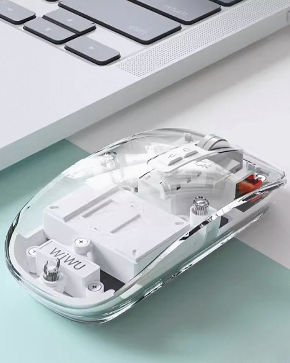 Transparent Wireless Bluetooth Mouse