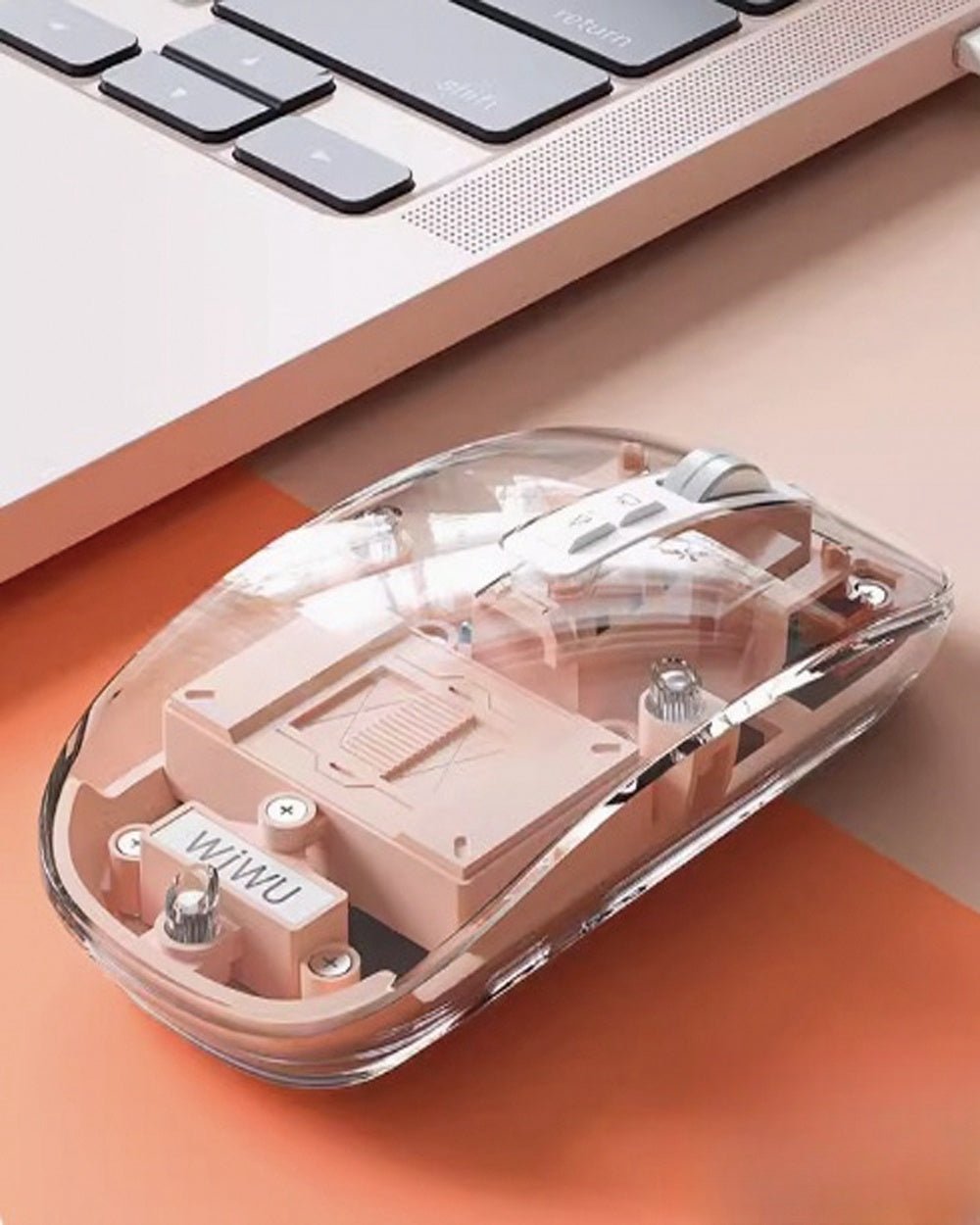 Transparent Wireless Bluetooth Mouse