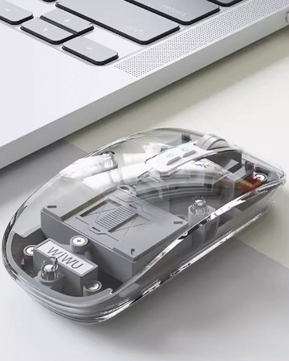 Transparent Wireless Bluetooth Mouse