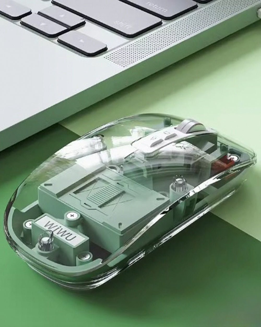 Transparent Wireless Bluetooth Mouse