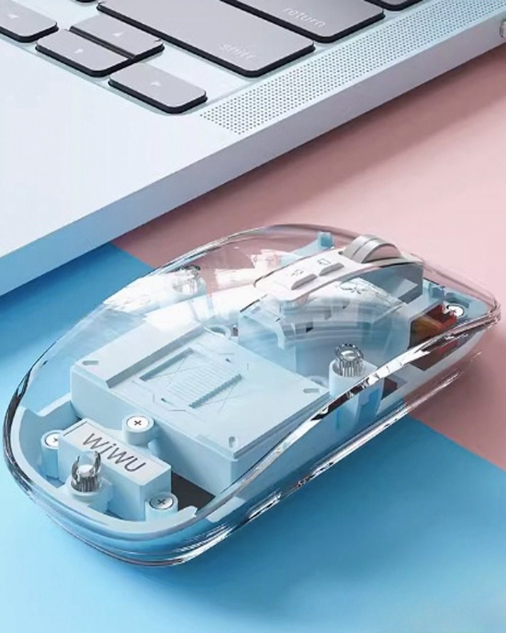 Transparent Wireless Bluetooth Mouse