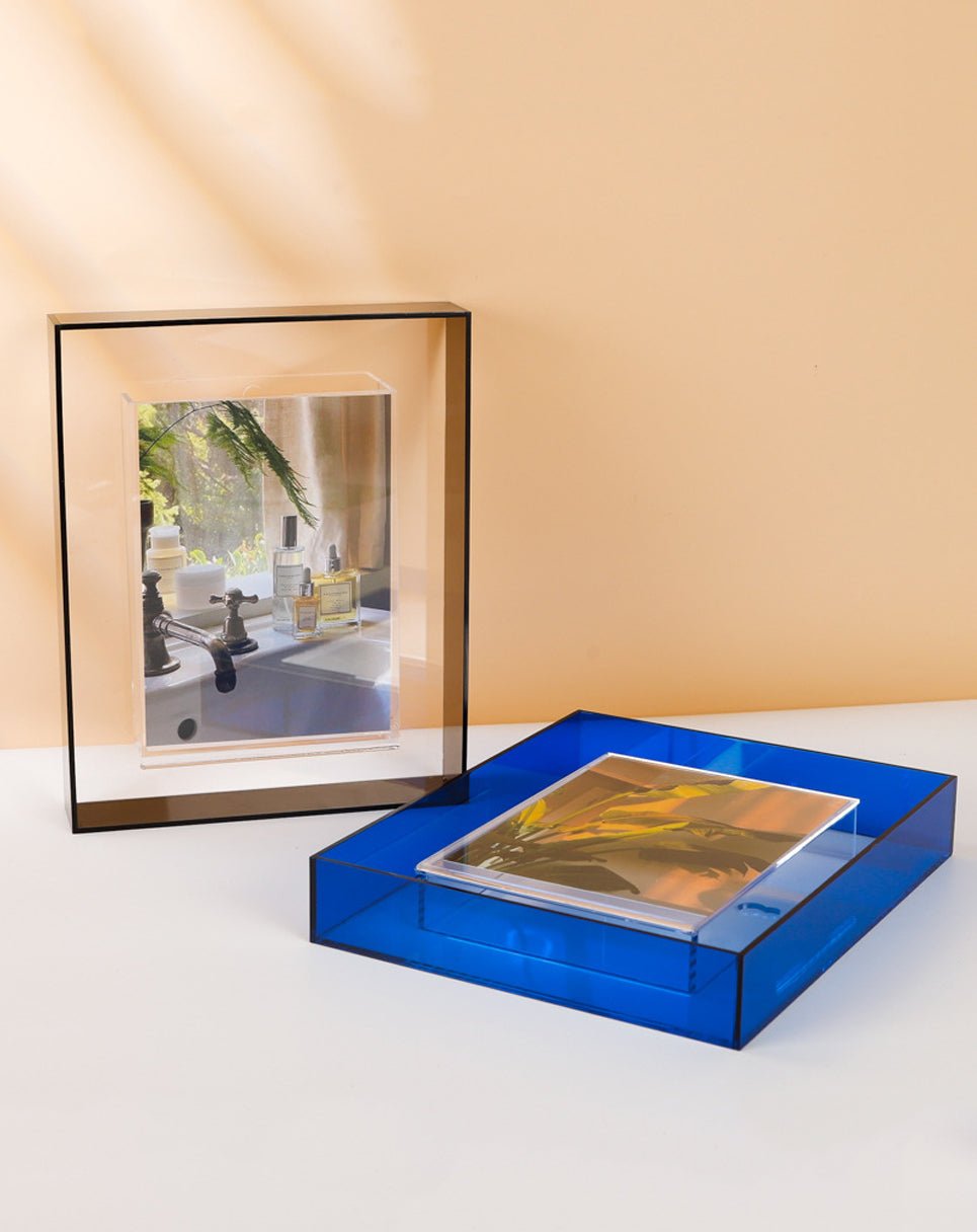 Tranlucent Frame See Through Picture Frames Customized Transparent Acrylic Wall Photo