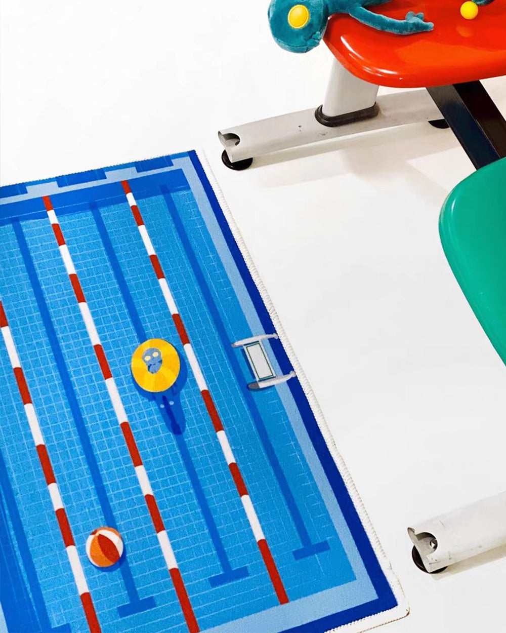 Round Pool Plush Rug: Creative, Cozy for Every Room | NOVI BOX