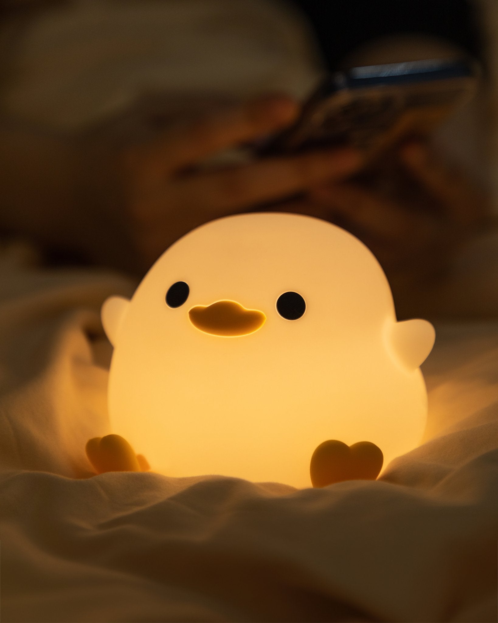 Cute Bean Quack Table Lamp