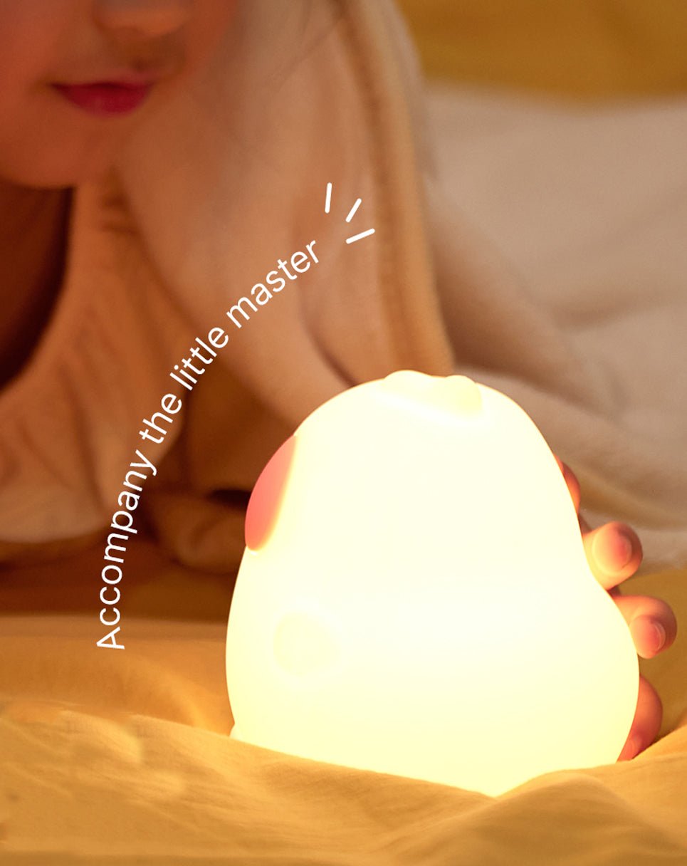 Cute Chick LED Night Lamp with USB Charging Silicone