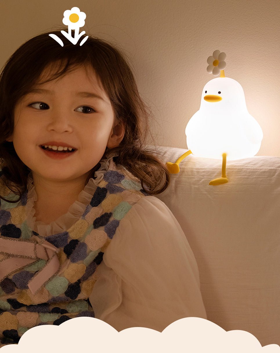 Duck Night USB Light LED Bedroom Lamp Phone Holder