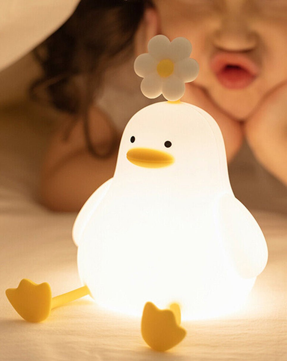 Duck Night USB Light LED Bedroom Lamp Phone Holder