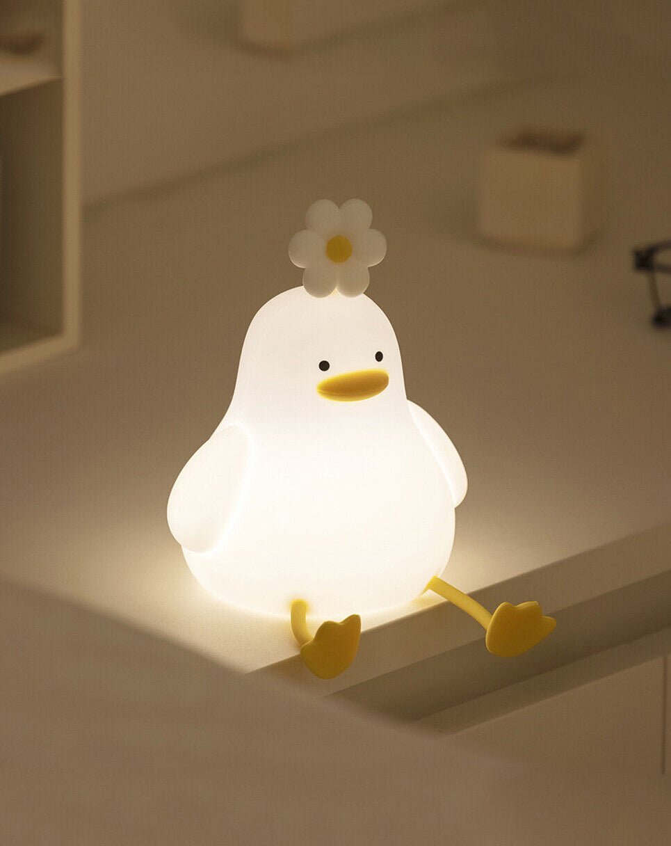 Duck Night USB Light LED Bedroom Lamp Phone Holder