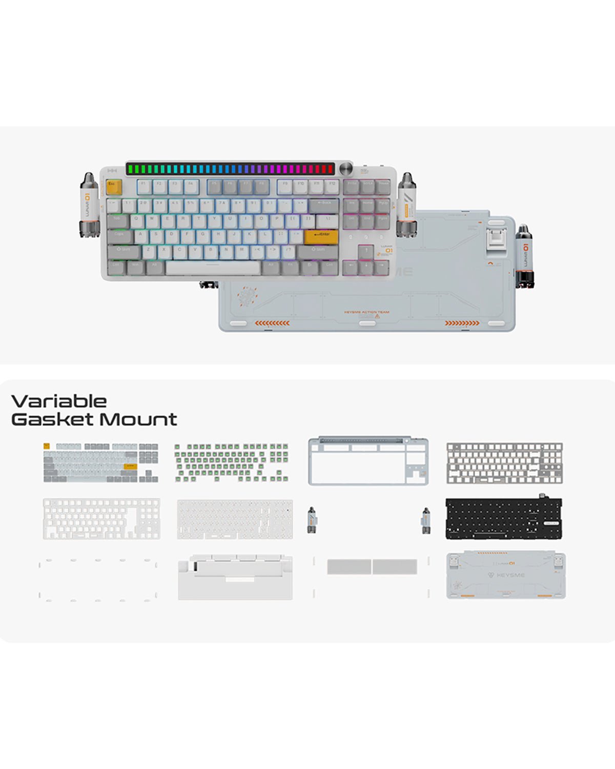 Mechanical Keyboard with Luminous Keys