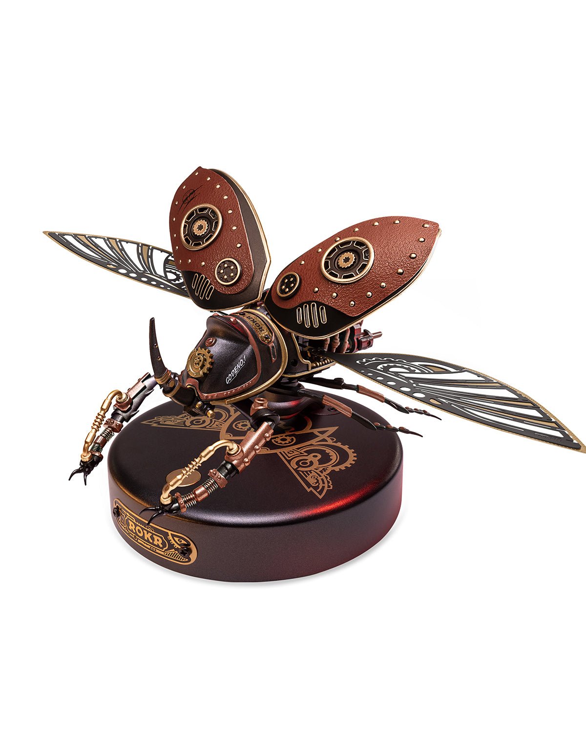 Beetle Model Mechanical Puzzle with Steampunk Ideas