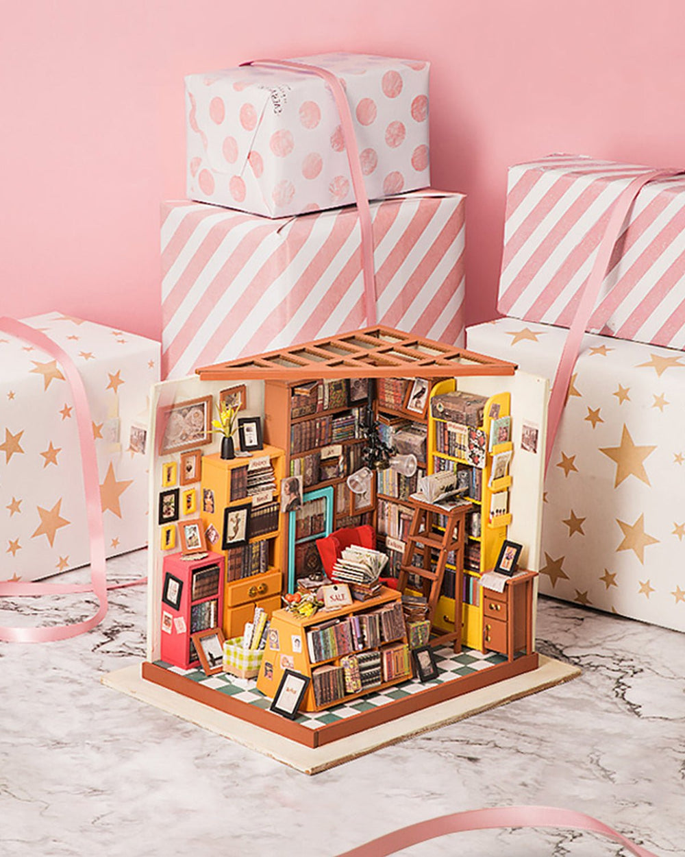 Sam's Library DIY Miniature Kit | NOVI BOX