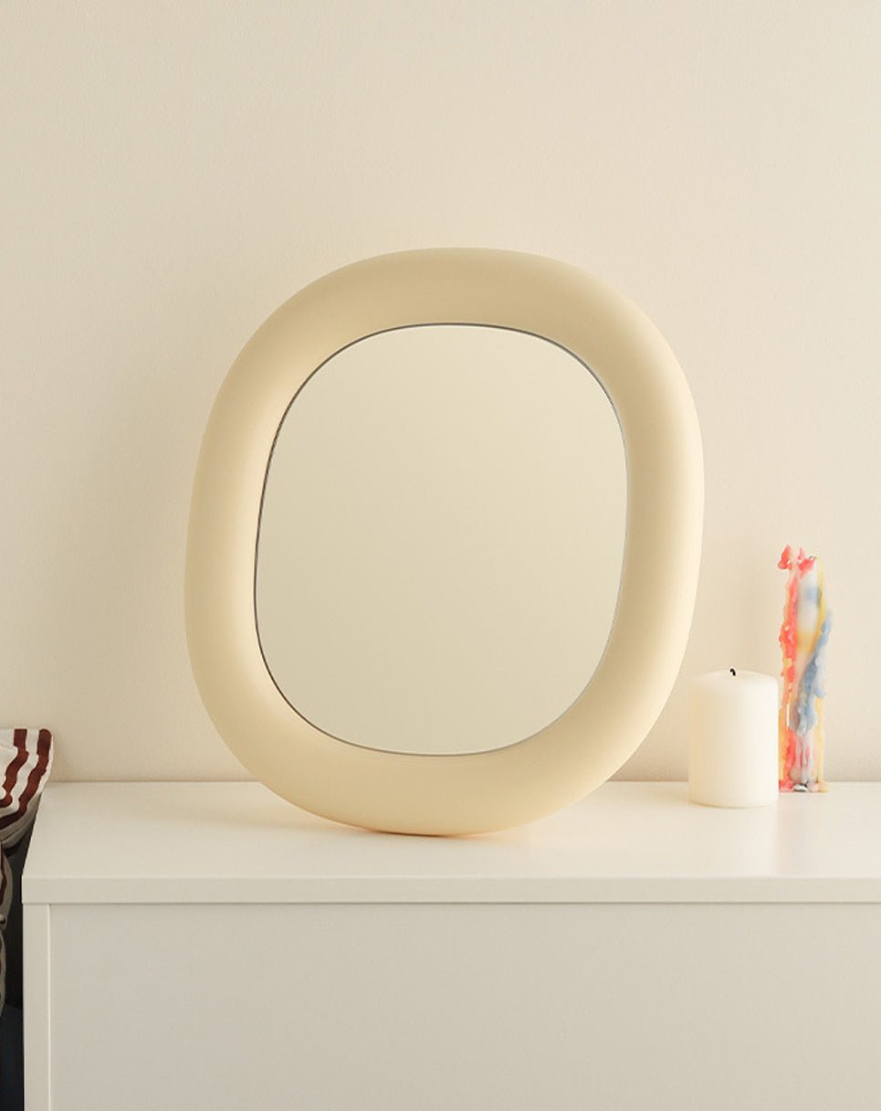 Small Round Mirror for Makeup & Decor
